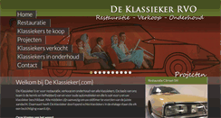 Desktop Screenshot of deklassieker.com